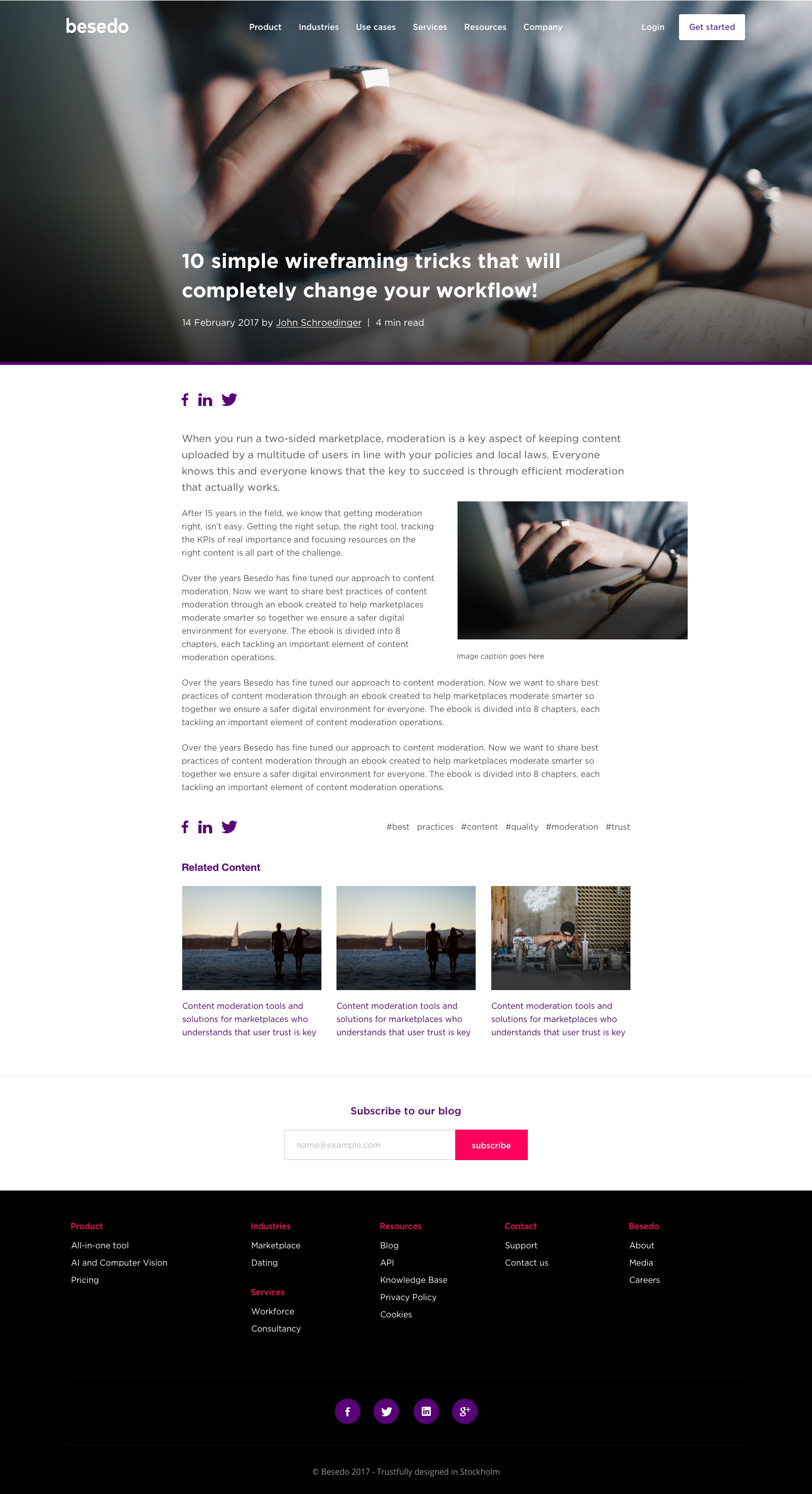 blog article (with image)